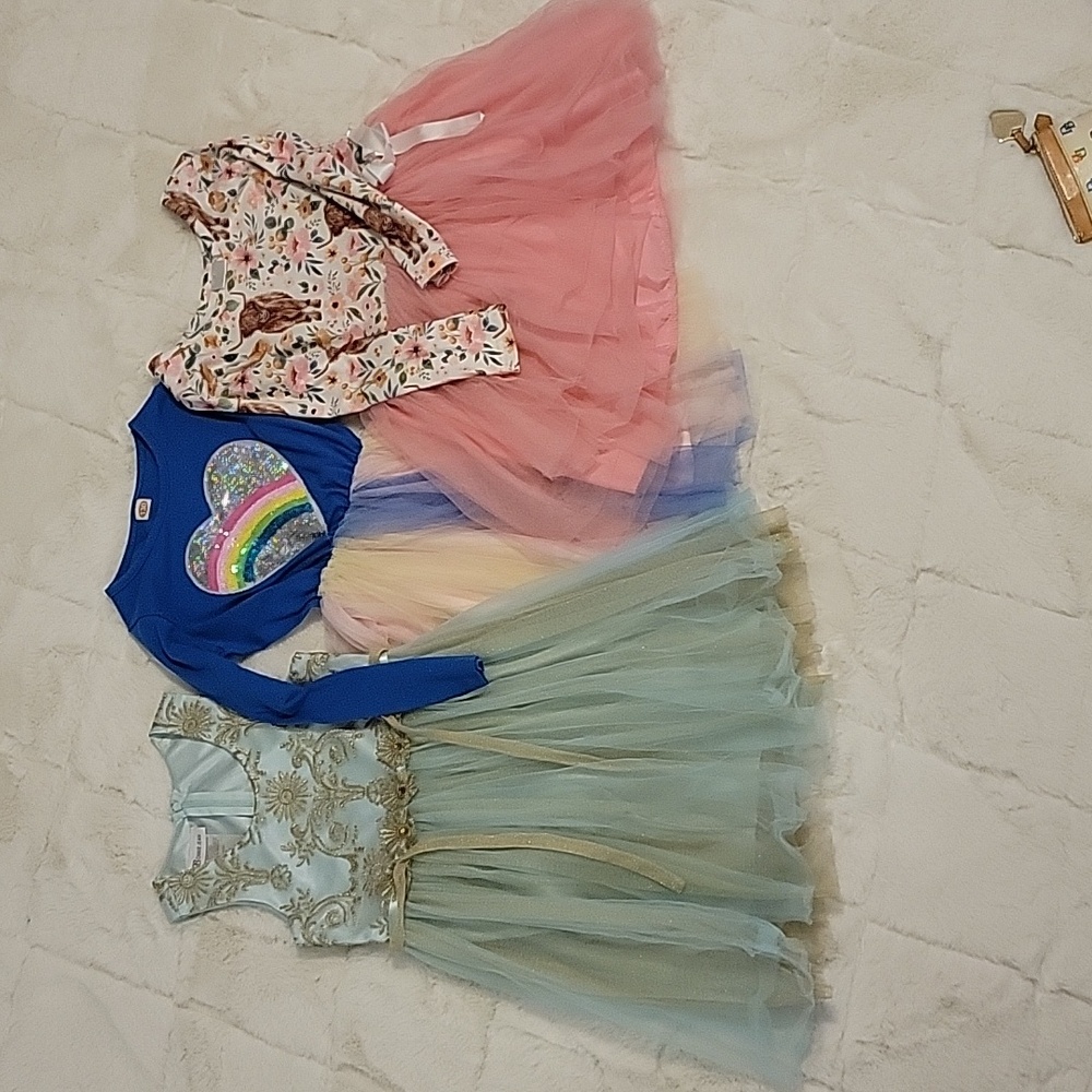 Size small toddler girl tool dresses. Bonnie Jean
